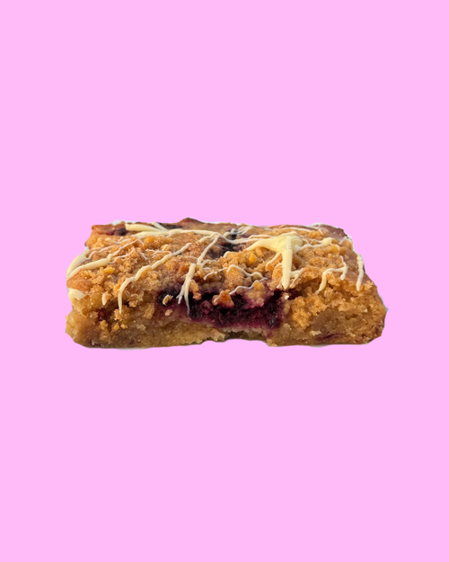 Blackberry Crumble Blondie